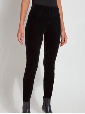 Lysse Shaping Velvet Leggings - Black